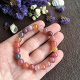 Colorful Jade Bead Bracelet Crystal Jewelry for Women