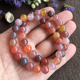 Colorful Jade Bead Bracelet Crystal Jewelry for Women