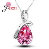 Colorful Crystal Pendant Necklace for Girls