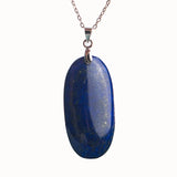Lapis Lazuli Gemstone Necklace Charm Pendant 39*20*5mm