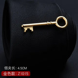 Silver Tie Clip Animal Shape for Men Wedding Necktie Clasp