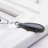 Labradorite Crystal Pendant Necklace