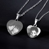 Heart Necklace Stainless Steel Pendant Women's Gift