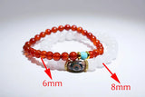 Mixed Natural Jade Bracelet Set - Men's & Women's Wrap