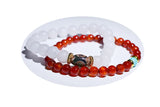 Mixed Natural Jade Bracelet Set - Men's & Women's Wrap