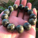 Tibetan Jade Bracelet with Magnetic Stone for Women Men