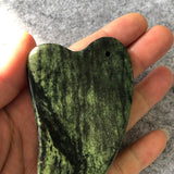 Natural Chinese Tibetan Jade Gua sha Scraping Massage Scraper