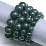 XinJiang HeTian Nephrite Jade Bead Bracelet Fine Jewelry