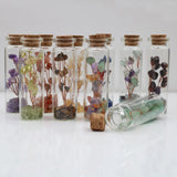 Natural Crystal Agate Stone Wishing Bottle for Tree of Life