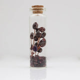 Natural Crystal Agate Stone Wishing Bottle for Tree of Life