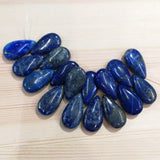 Lapis Lazuli Drop Necklace Pendant DIY Beaded Jewelry Accessory