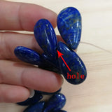 Lapis Lazuli Drop Necklace Pendant DIY Beaded Jewelry Accessory