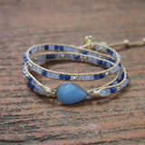 Boho Crystal Bead Bracelet Collection - 3 Times Wrap Statement
