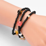 Universe Galaxy Solar System Stone Beads Bracelet Bangle