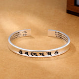 Vintage 925 Silver Open Bracelets - Women Jewelry