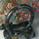 64-66mm Natural Jade Lucky Safety Amulet Bracelet