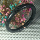 64-66mm Natural Jade Lucky Safety Amulet Bracelet