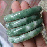Natural Jade Bangles Lucky Auspicious Safety Amulet Bracelet