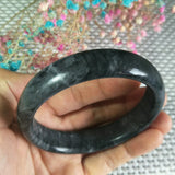 Natural Jade Bangle Lucky Exorcise Evil Spirits Amulet Auspicious Jewelry