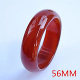 Agate Wide Strip Bangles Natural Red and Green Agate Bracelets