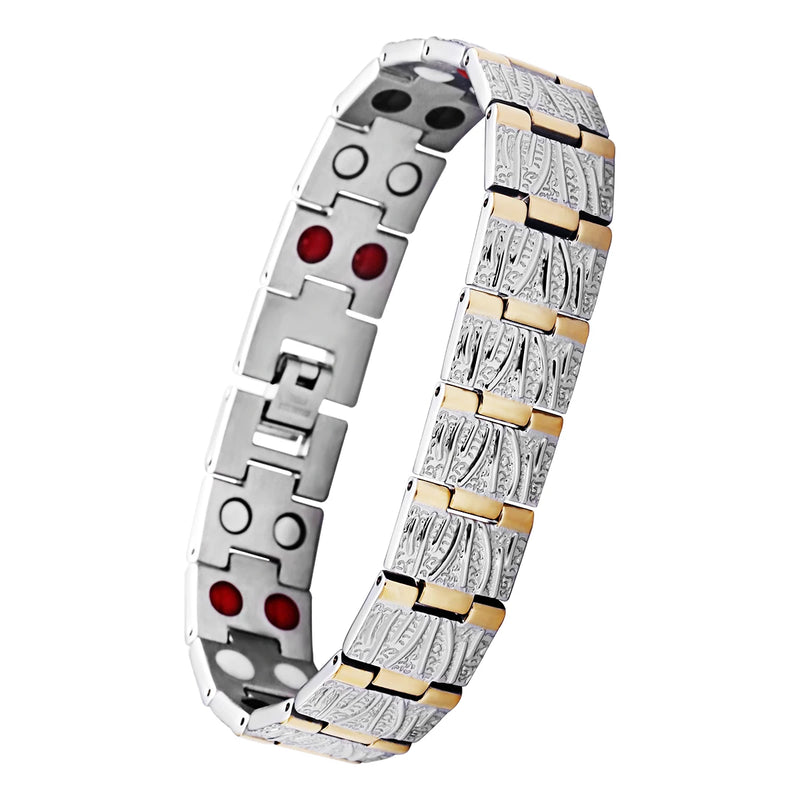 Stainless Steel Magnetic Bracelet Men Blood Pressure Accessory
