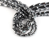 Gallstone Cut Hematite Beads for DIY Jewelry -  Drop-Shaped Loose Beads