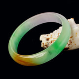 Myanmar Jade Bracelet Three-level Bangle Gem Jewelry