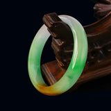 Myanmar Jade Bracelet Three-level Bangle Gem Jewelry