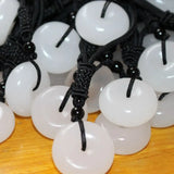 XinJiang Jade Safety Button Pendant Necklace