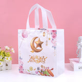 Ramadan Kareem Gift Bag Star Moon Packaging Bag for Eid Al Adha Decor 4Pcs