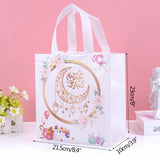 Ramadan Kareem Gift Bag Star Moon Packaging Bag for Eid Al Adha Decor 4Pcs