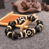 Agate Bracelet Tibet Tianzhu Bracelet Men's Women's Beaded Bracelet