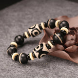Agate Bracelet Tibet Tianzhu Bracelet Men's Women's Beaded Bracelet