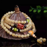 Tibetan Sheep Horn 108 Prayer Bracelet