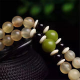 Tibetan Sheep Horn 108 Prayer Bracelet