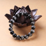 Hawkeye Stone Beaded Bracelet 8-14mm Jade Jewelry