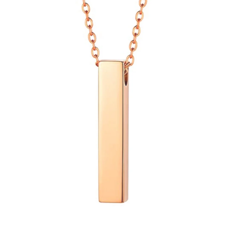 Stainless Steel Cube Urn Necklace for Ashes Holder Pendant