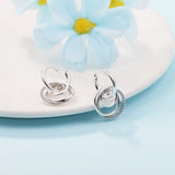 Crystal Hoop Earrings Women