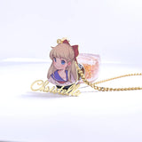 Personalized Cartoon Character Name Necklace for Kids