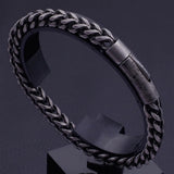6MM Link Chain Bracelet Men Stainless Steel Friendship Men's Bracelets