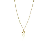 925 Silver Pendant Necklace Star Heart Beads Chain Choker for Women
