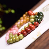 Alxa Stone Crystal Bracelet Round Bead Lucky Jewelry