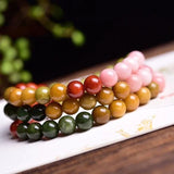 Alxa Stone Crystal Bracelet Round Bead Lucky Jewelry
