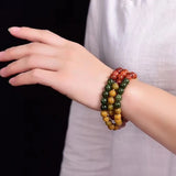 Alxa Stone Crystal Bracelet Round Bead Lucky Jewelry