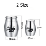 Decorative Stainless Steel Cremation Urn for Human Pet Ashes