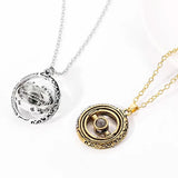 Couple Choker Astronomical Ball Necklace 100 Language Jewelry