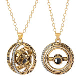Couple Choker Astronomical Ball Necklace 100 Language Jewelry