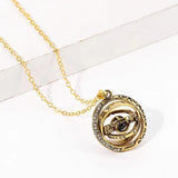 Couple Choker Astronomical Ball Necklace 100 Language Jewelry