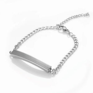 Personalized Stainless Steel Urn Locket Bracelet