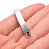 Personalized Stainless Steel Urn Locket Bracelet